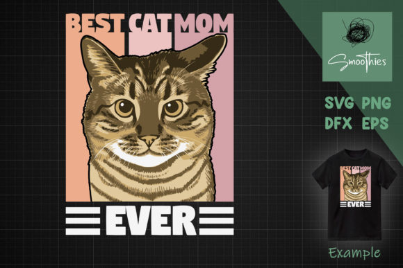 Best Cat Mom Ever Mothers Day Embroidery Design Review
