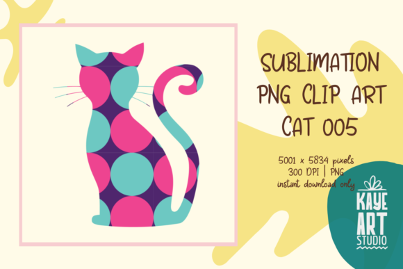 Cat Sublimation PNG Clip Art 005 Review