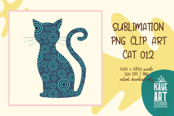 Cat Sublimation PNG Clip Art 012 Review