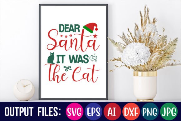 Dear Santa It Was Just the Cat Embroidery Review