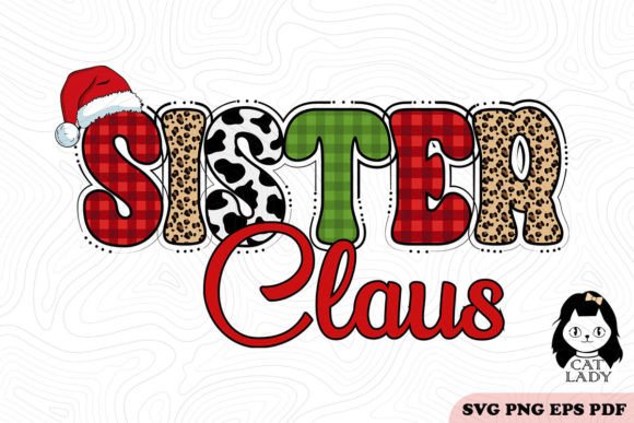 Free Sister Claus Plaid Pattern SVG PNG Review