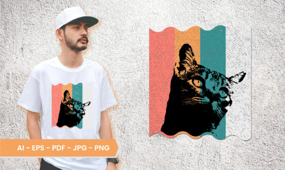 Retro Vintage Cat Silhouette Review