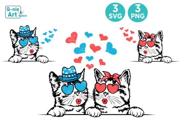 Valentine's Couple Cat Love Embroidery Review
